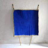 Klien blue pained hessian