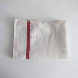Vintage GB initial linen tea towels