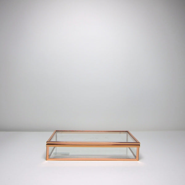 Copper & glass box