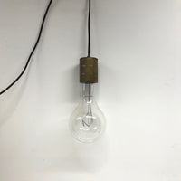 Large brass hanging cable light: Standard