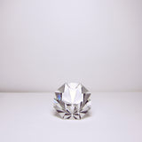 Large cut glass diamond