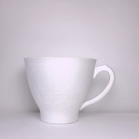 Large foam tea cup