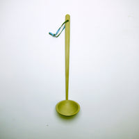 Thin wood ladle