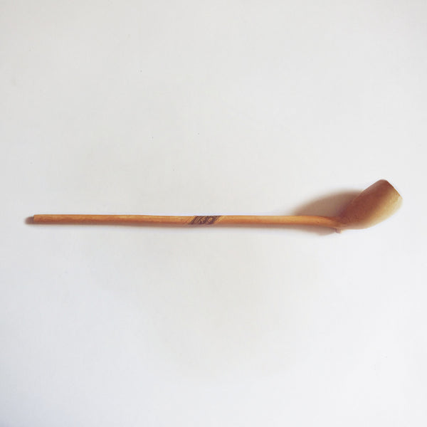 Long clay pipe