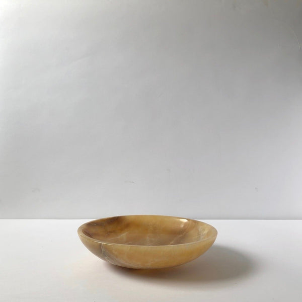 Brown marble bowl