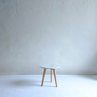 Marble top side table