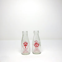 Chinese milk bottles