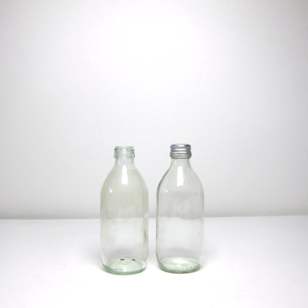 Clear bottles