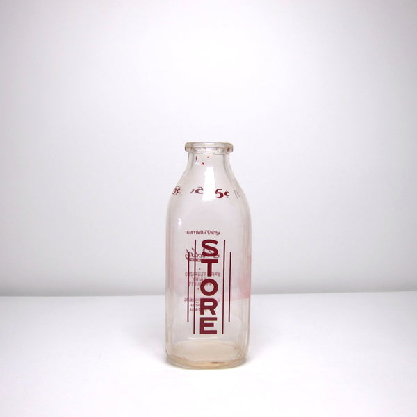 Vintage Store milk bottle
