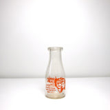 Vintage Peplaus milk bottle