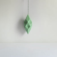 Mint origami decoration