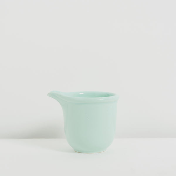 Soft green ceramic jug