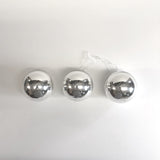 Mirrored baubles: set of 3