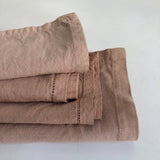 Natural dye pink napkins