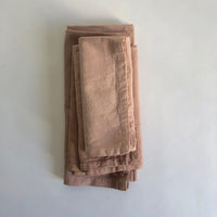 Natural dye pink napkins