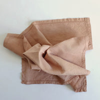 Natural dye pink napkins