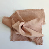 Natural dye pink napkins