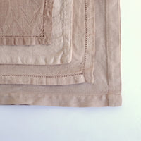 Natural dye pink napkins
