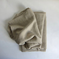 Natural linen tablecloth