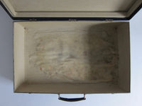 Navy globetrotter suitcase