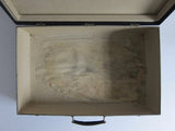 Navy globetrotter suitcase