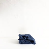 Thick linen navy napkins