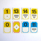 Vintage number cards: set 8