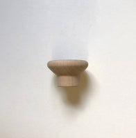 Oak round wall hooks