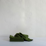 Heavy olive napkins