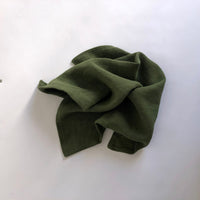 Heavy olive napkins