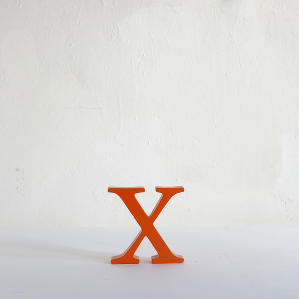 Orange wood X