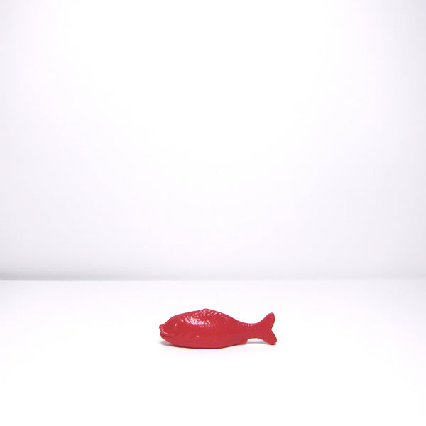 Orange plastic fish