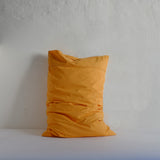 Orange spotted pillow cases