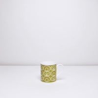 Retro green mug