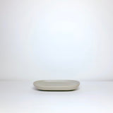Oval stoneware plate