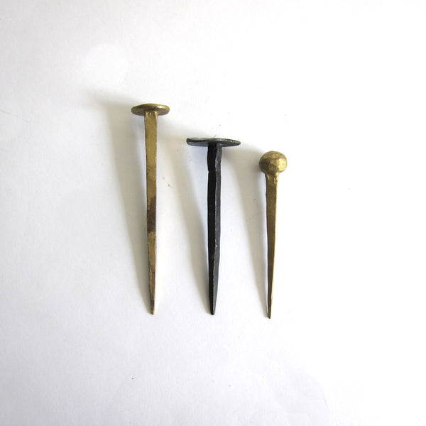 Hand forged nails