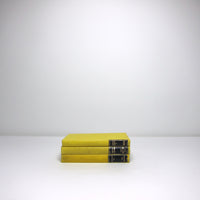 Set of 3 vintage yellow books