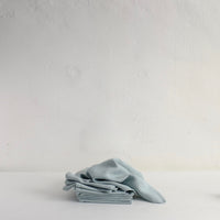 Heavy sky linen napkins