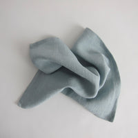 Heavy sky linen napkins