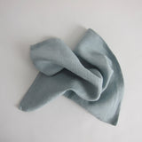 Heavy sky linen napkins