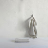 Pale grey linen napkin