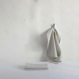 Pale grey linen napkin