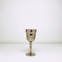 Pewter wine glass