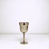 Pewter wine glass
