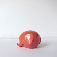 Small pink elephant money box