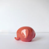 Small pink elephant money box