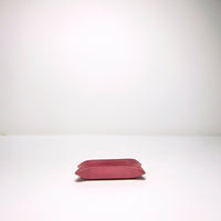 Pink leather desk tray