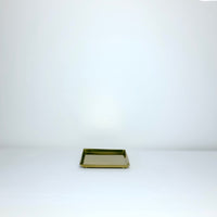 Rectangle polished brass tray