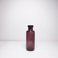 Purple glass bottle