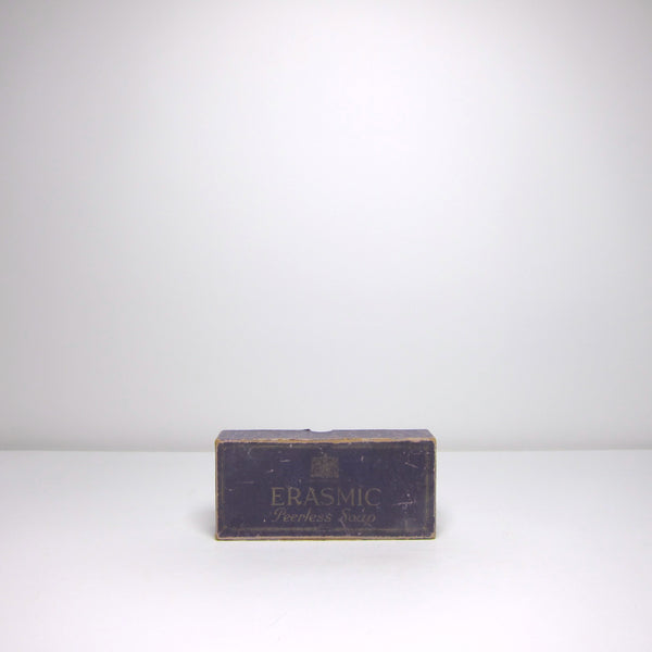 Vintage purple Erasmic card box